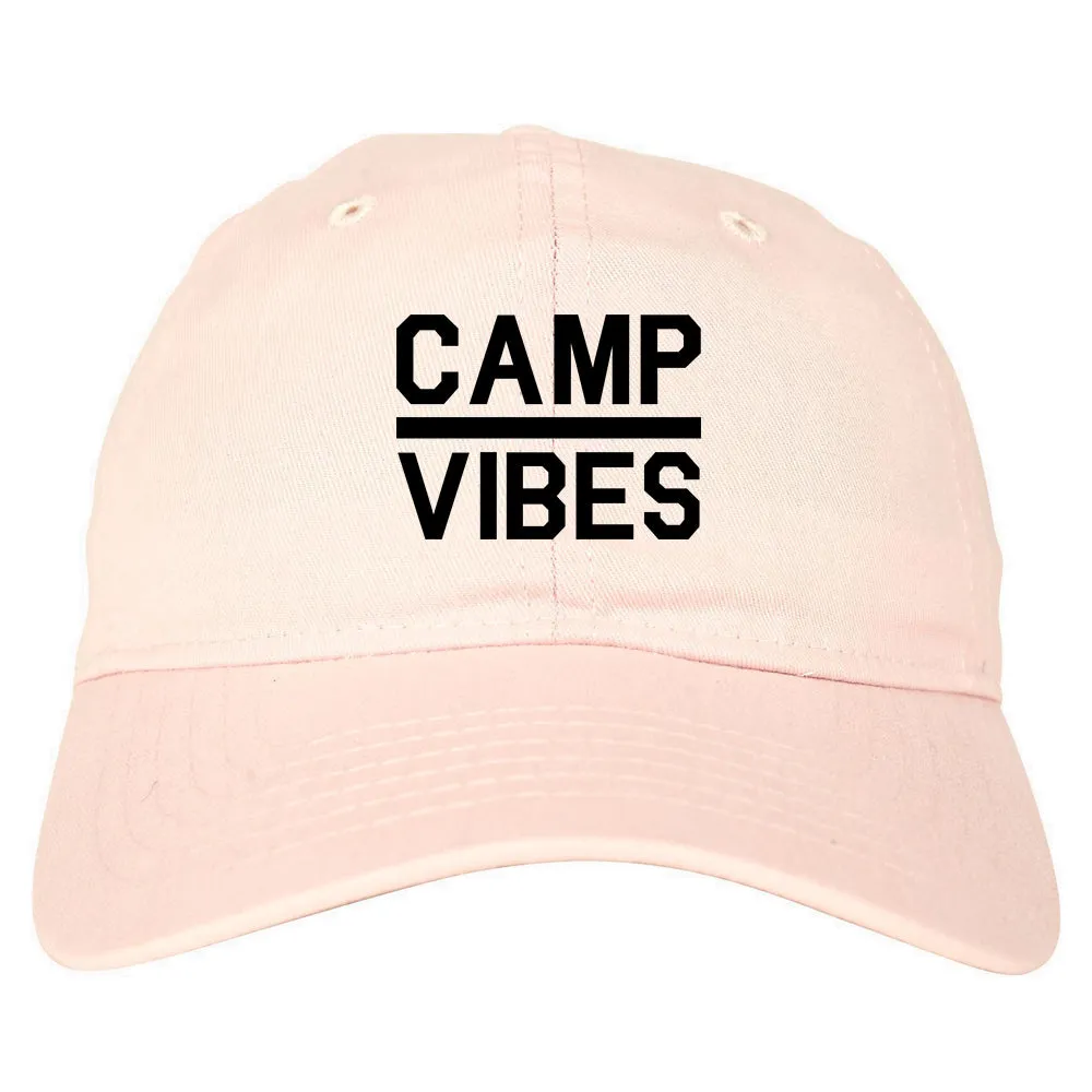 Camp Vibes Mens Dad Hat Baseball Cap