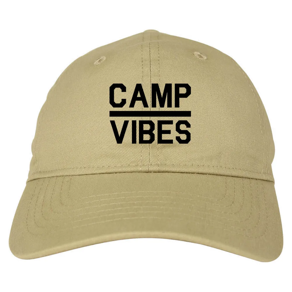 Camp Vibes Mens Dad Hat Baseball Cap