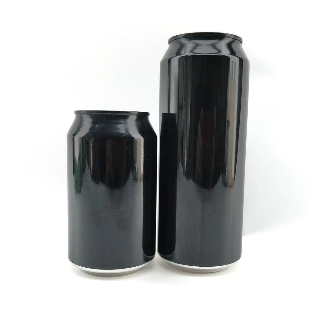 Can Fresh - 500mL Full Aperture - Black -  Aluminium Cans - 207 units