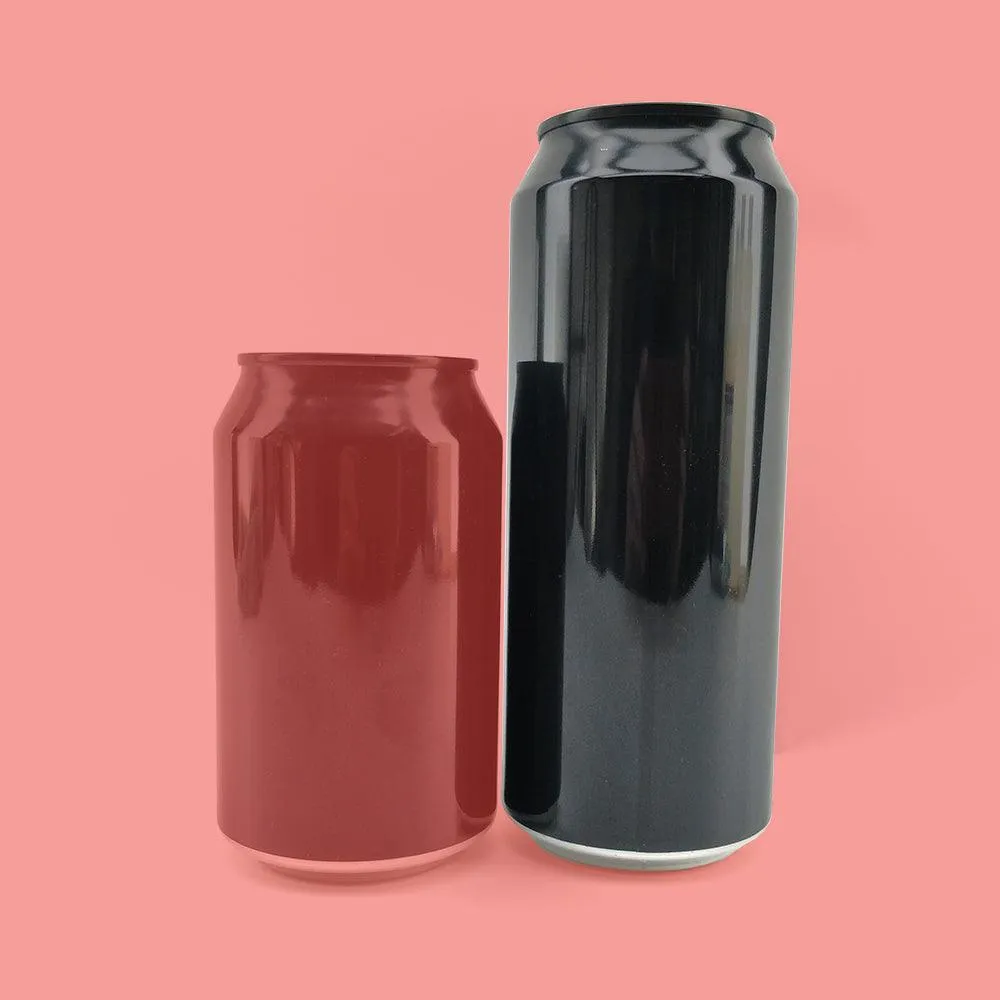 Can Fresh - 500mL Full Aperture - Black -  Aluminium Cans - 207 units