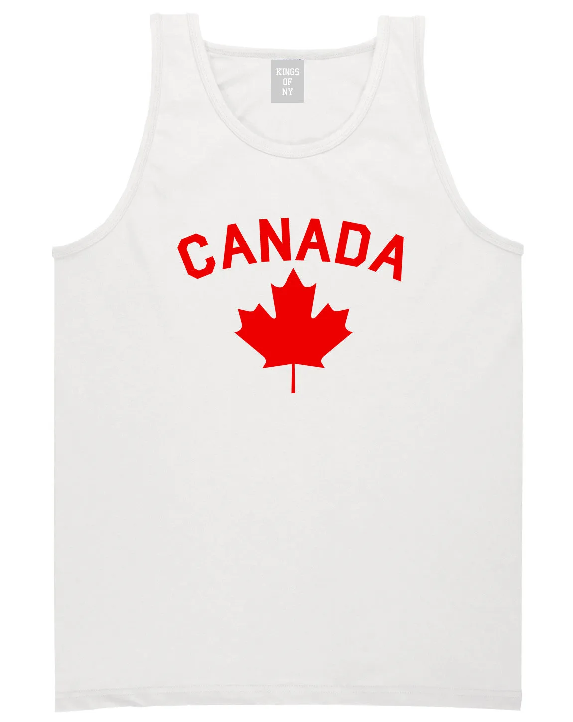 Canada Maple Leaf Red Mens Tank Top Shirt