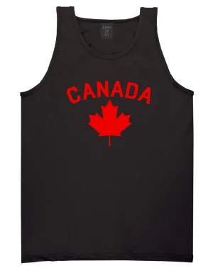 Canada Maple Leaf Red Mens Tank Top Shirt