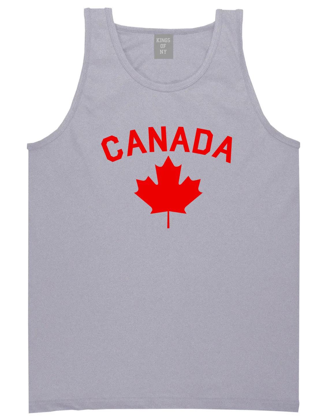 Canada Maple Leaf Red Mens Tank Top Shirt