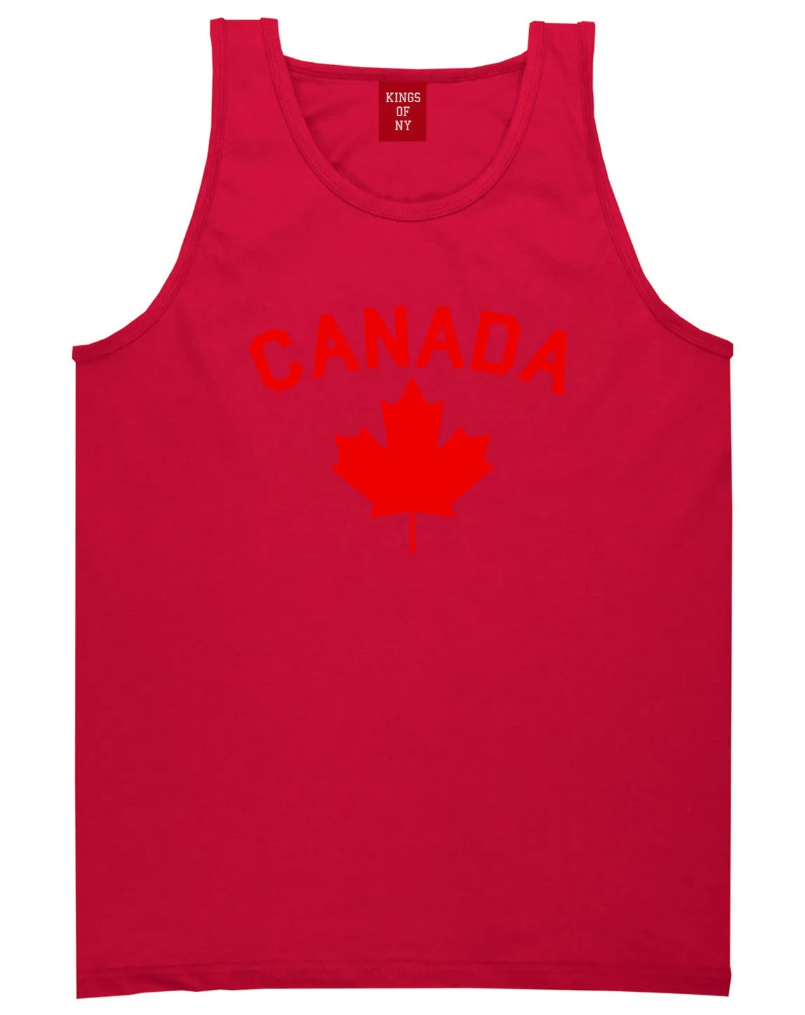 Canada Maple Leaf Red Mens Tank Top Shirt