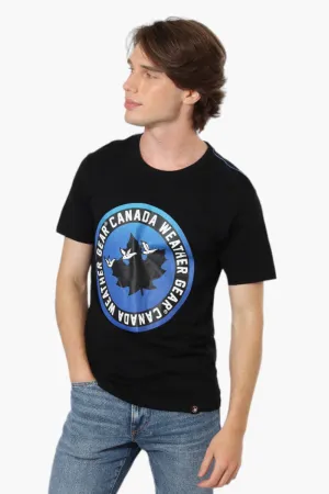 Canada Weather Gear Logo Print Tee - Black