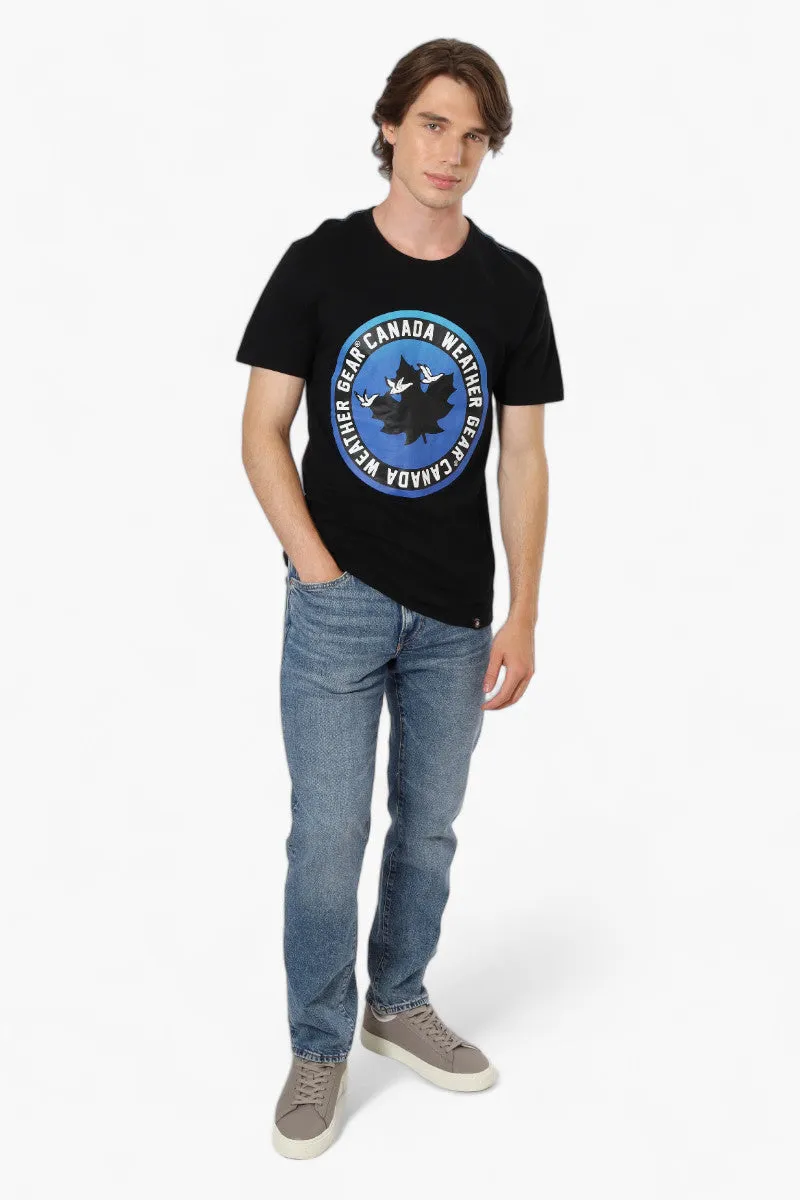 Canada Weather Gear Logo Print Tee - Black