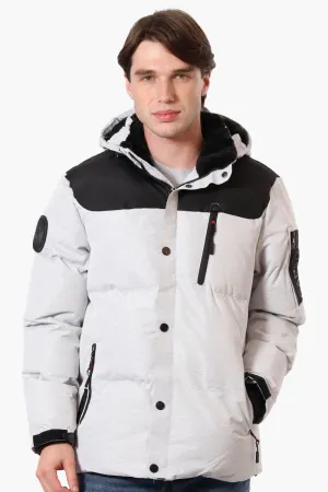 Canada Weather Gear Mouton Lined Bomber Jacket - White