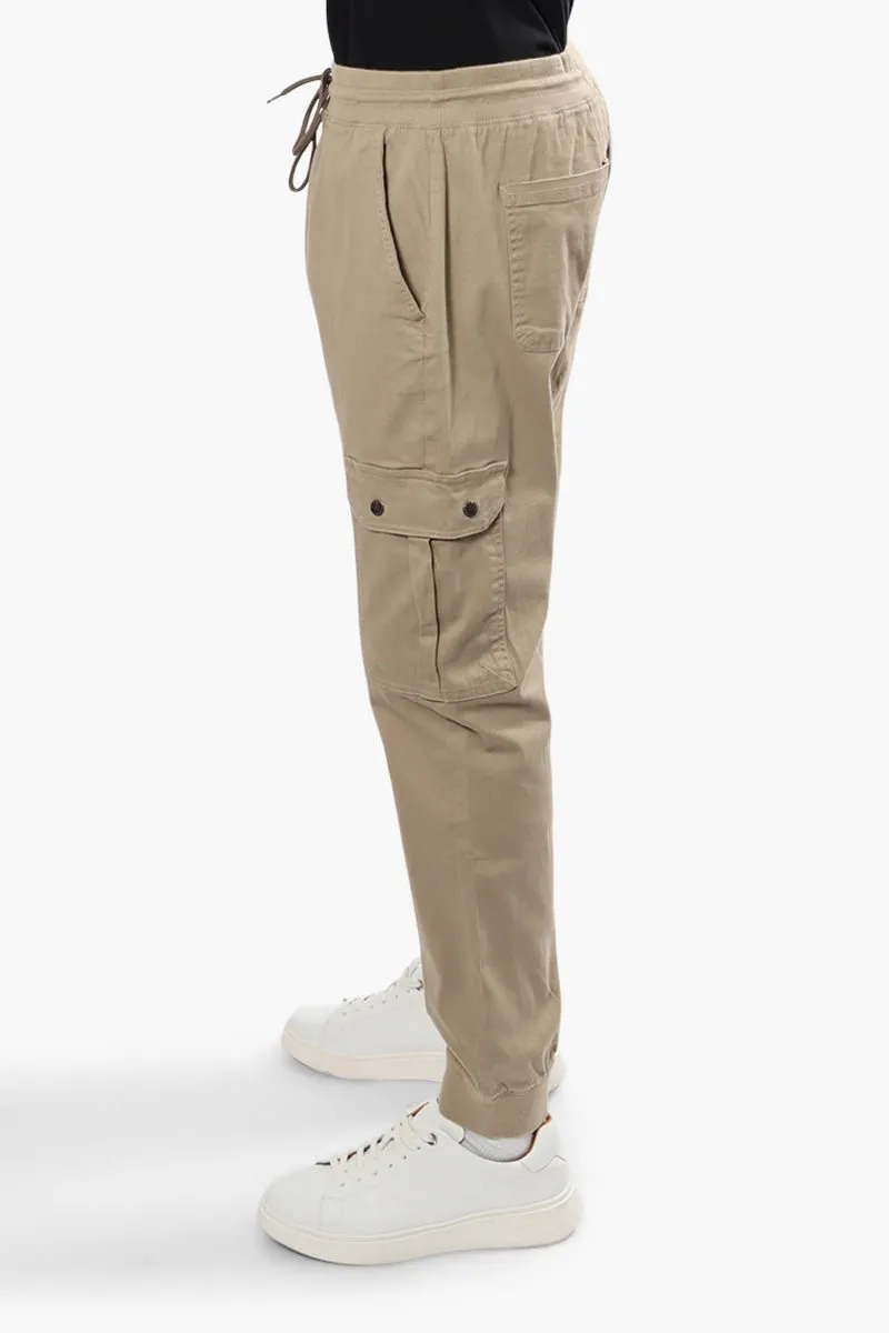 Canada Weather Gear Tie Waist Cargo Pants - Beige