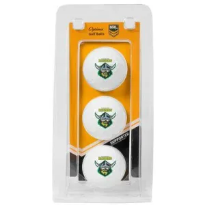 Canberra Raiders Optima Golf Ball 3 Pack