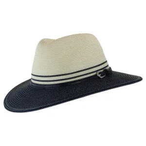 Cancer Council Heritage Town & Country Hat - Ivory/Navy