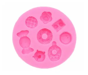 Candies Mini Embed Silicone Mold - 8 Cavity