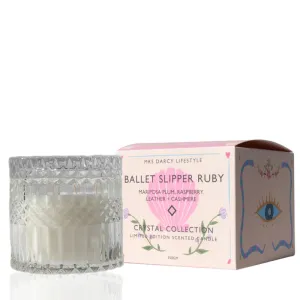 Candle Ballet Slipper Ruby | Mariposa Plum, Raspberry, Leather   Cashmere