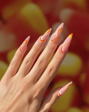 Candy Corn Swirls