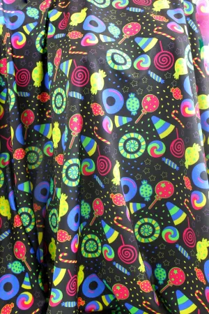 Candy Print Spandex Fabric Sample