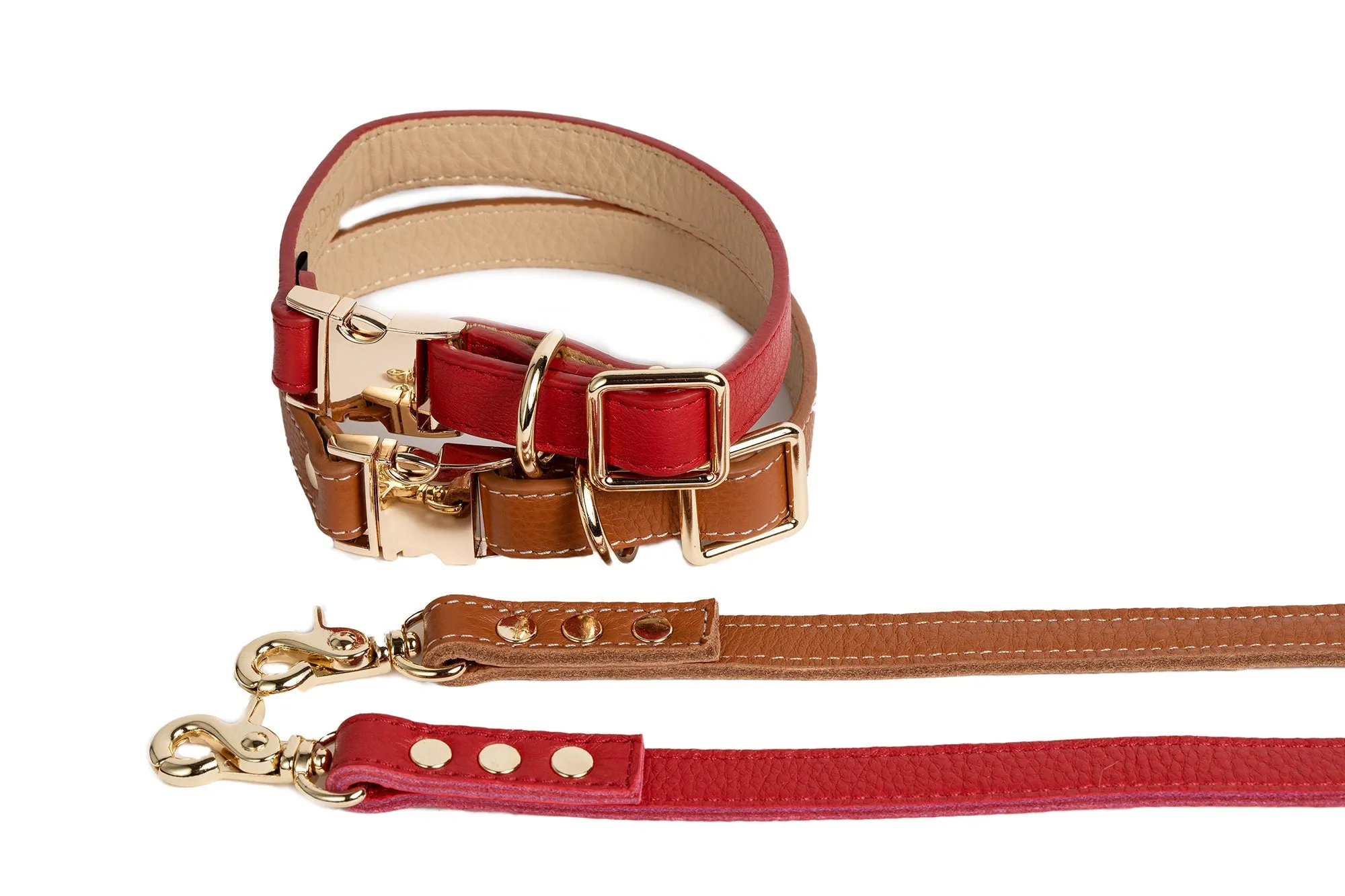 Canine Styles Fine Leather 4-Foot Leads - 2 Color Options