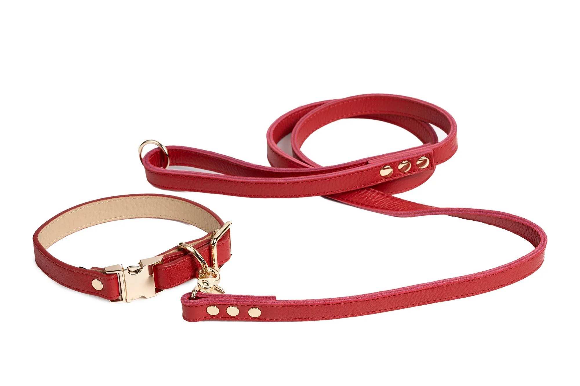 Canine Styles Fine Leather 4-Foot Leads - 2 Color Options