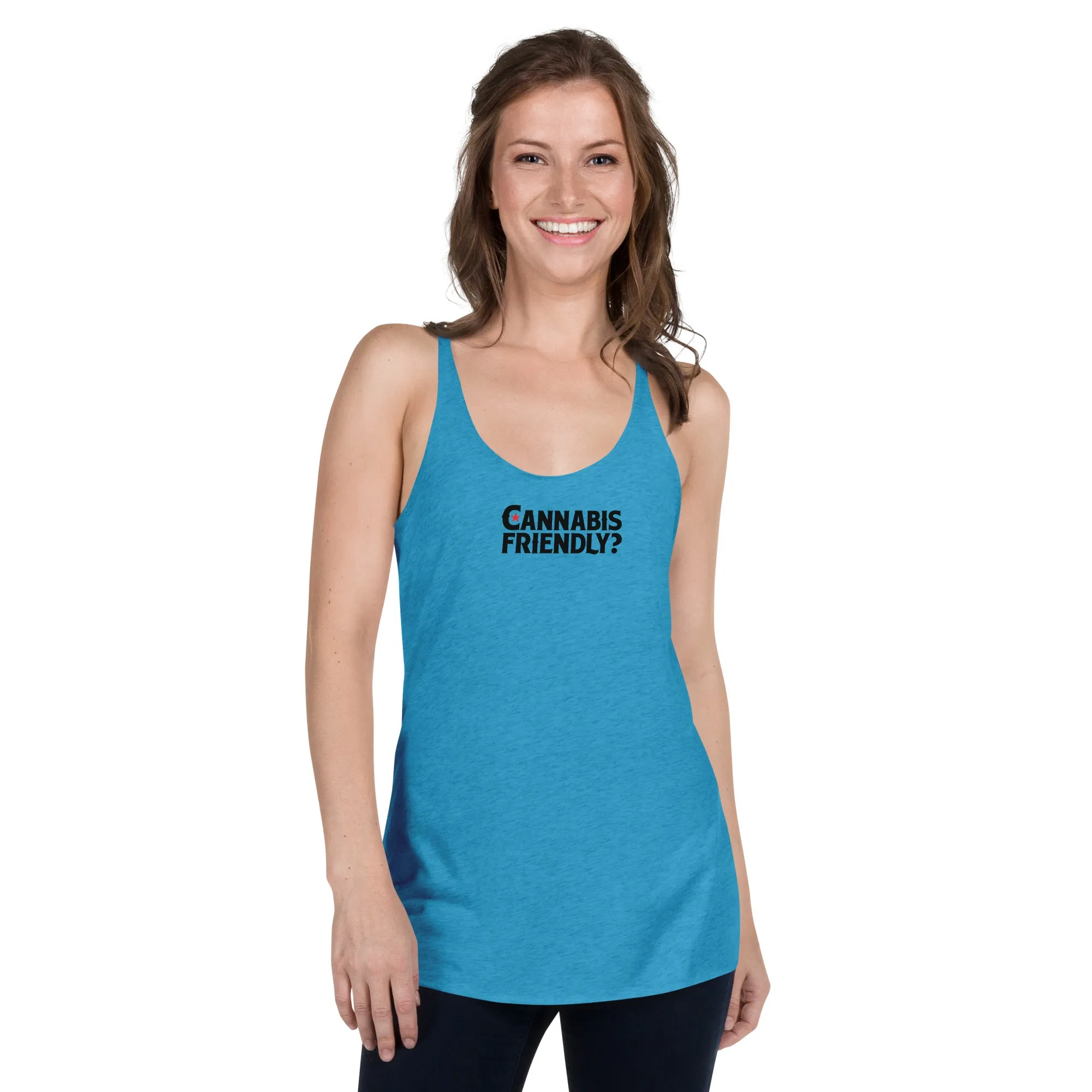 Cannabis Friendly? Women's Racerback Tank