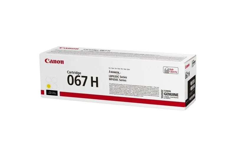 Canon Toner Cartridge 067 H - Yellow