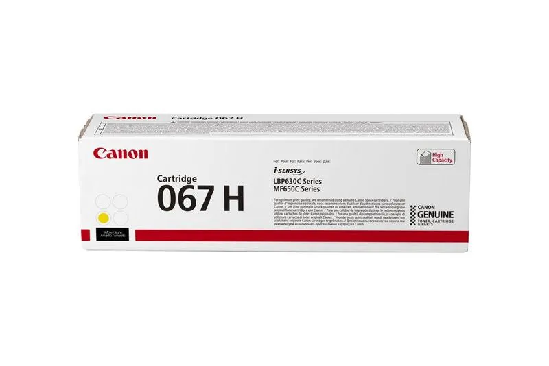 Canon Toner Cartridge 067 H - Yellow