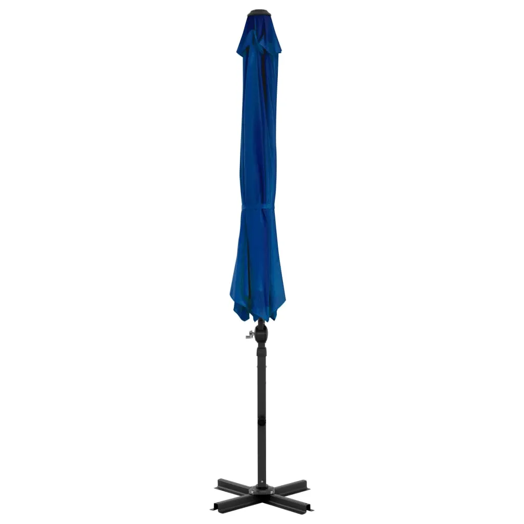 Cantilever Umbrella with Aluminium Pole Azure Blue 300 cm