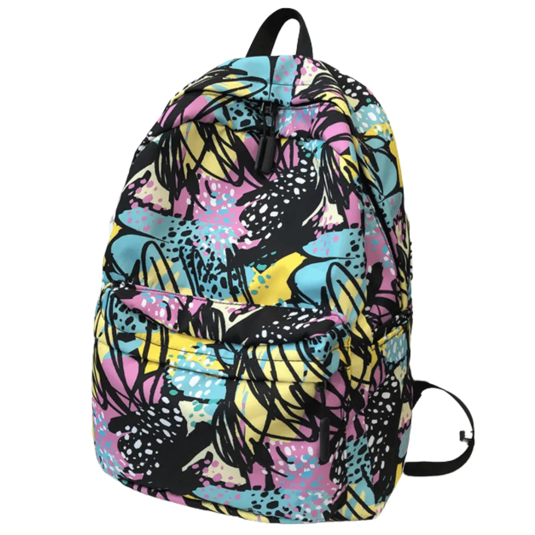 Canvas Backpack - Hearts