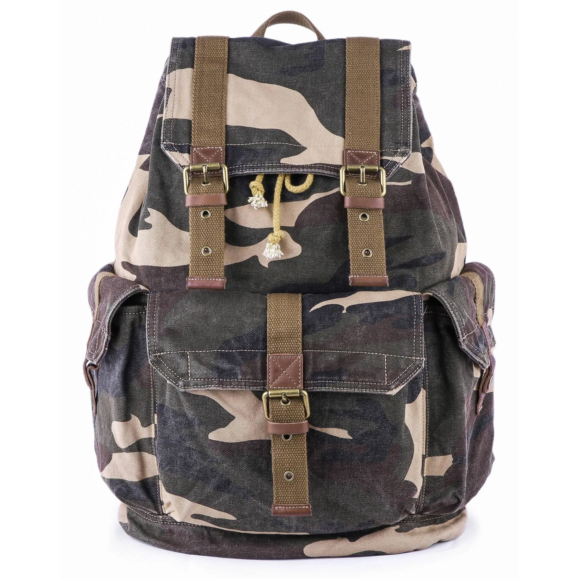 Canvas Backpack Rucksack #21101