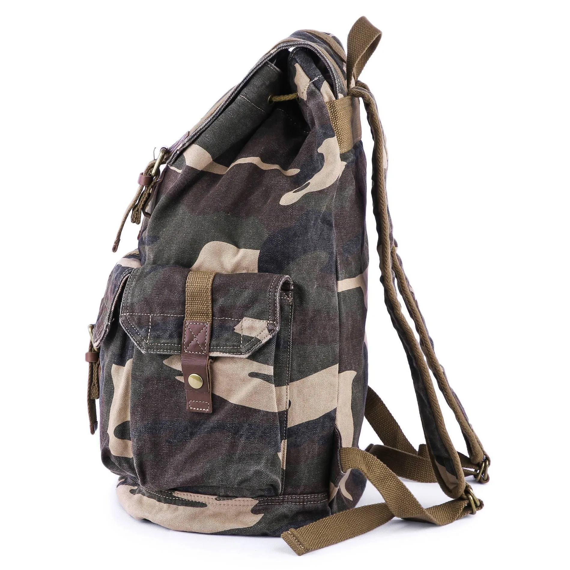 Canvas Backpack Rucksack #21101