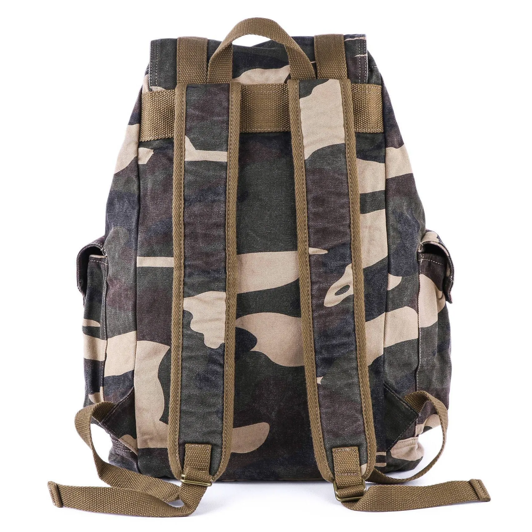 Canvas Backpack Rucksack #21101