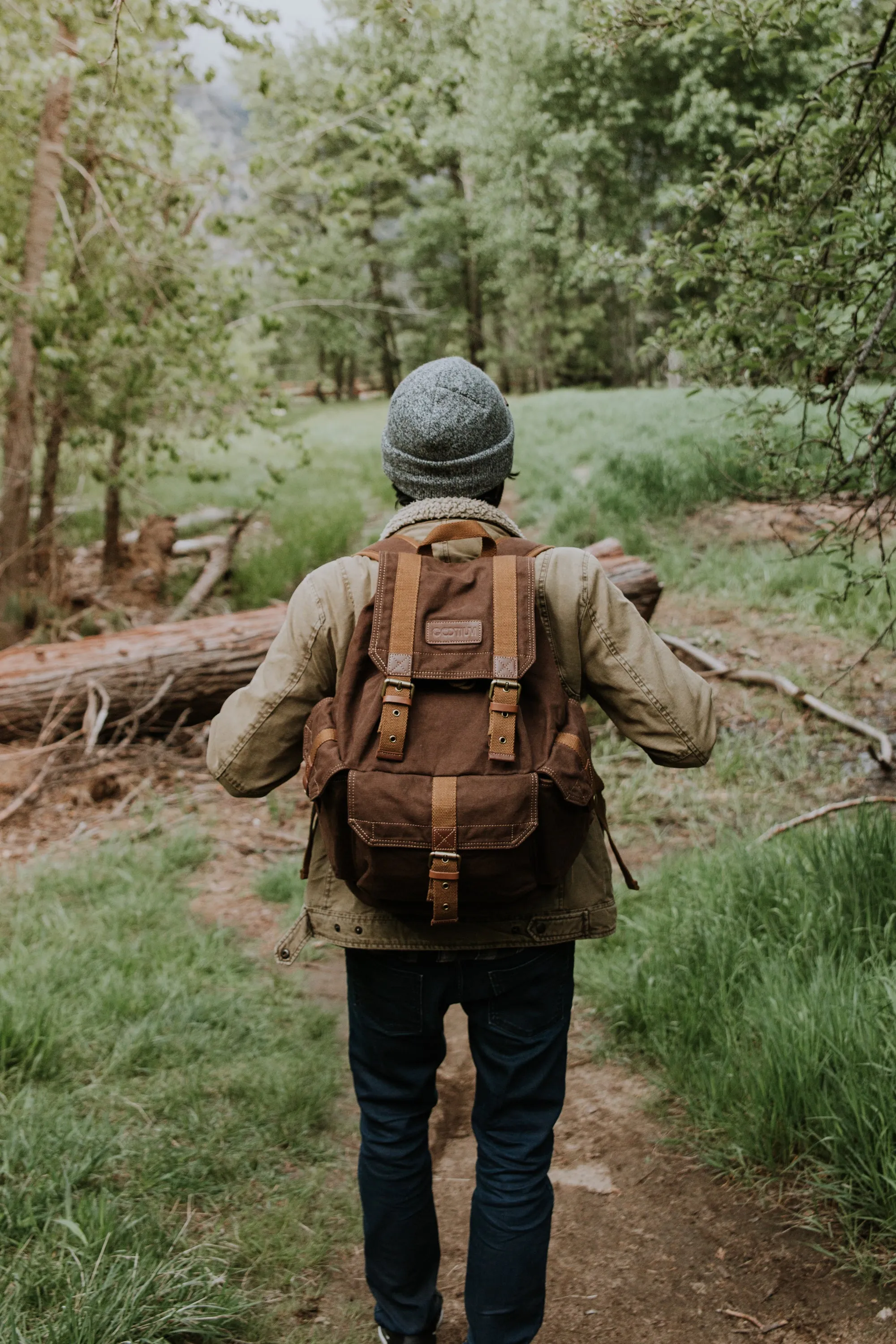 Canvas Backpack Rucksack #21101