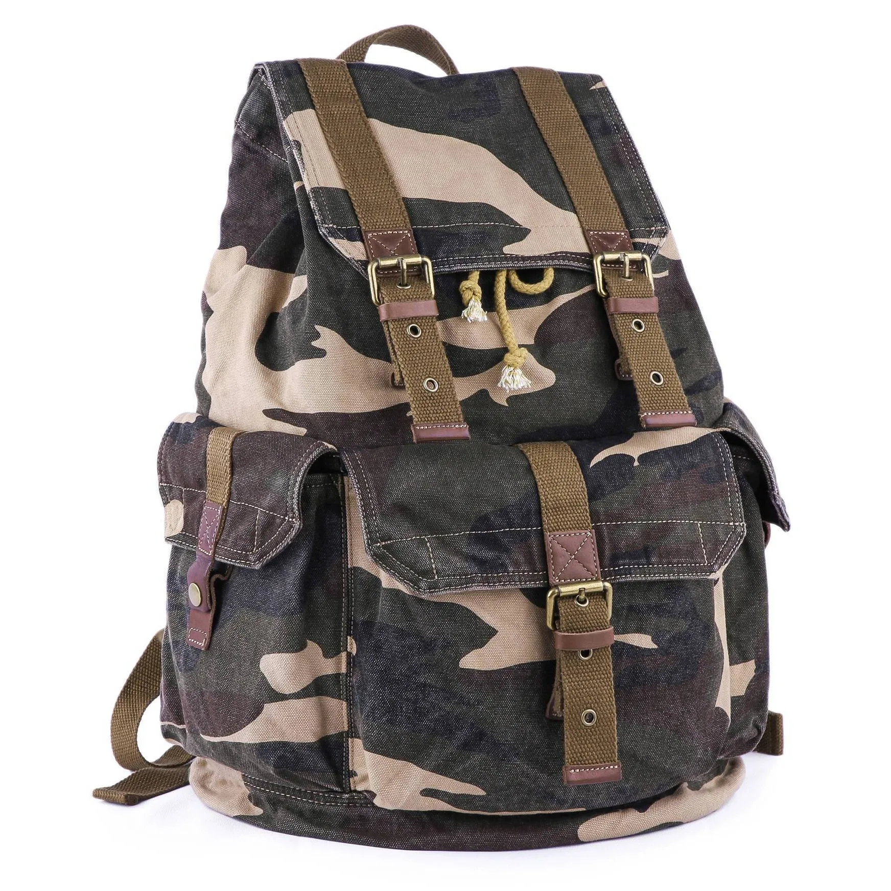 Canvas Backpack Rucksack #21101