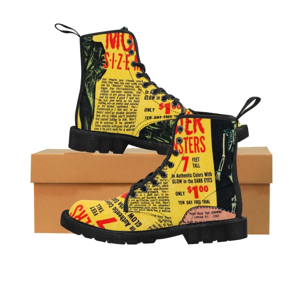 Canvas Boots AL BLUE DESIGNED MONSTERS