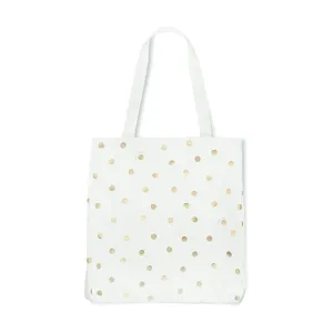 Canvas Gold Foil Dot Kate Spade Tote