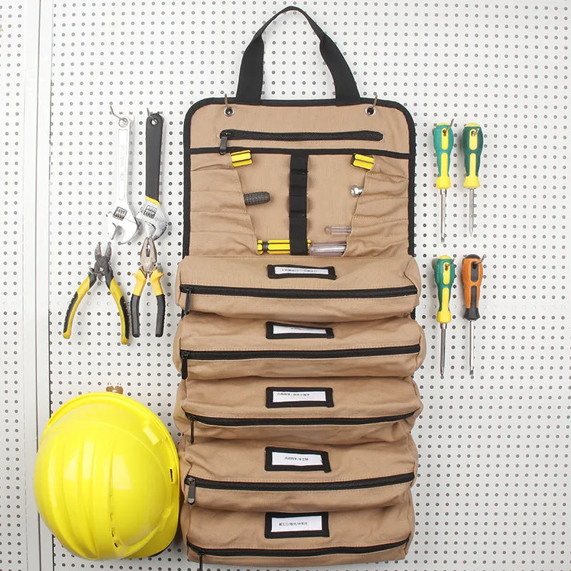 Canvas Tool Bag Mining Vehicle Tool Bag Electrician Bag Portable Hardware Tool Bag