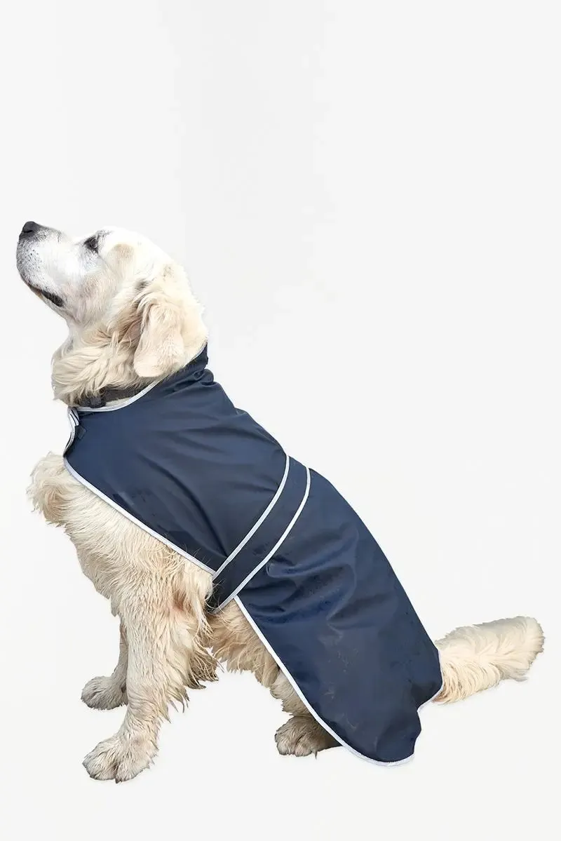 Capa impermeable para mascota azul Talla L - D8002