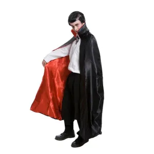 Cape Deluxe Black with Red Lining