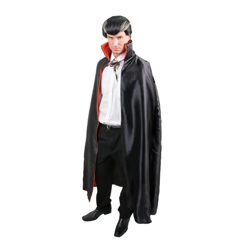 Cape Deluxe Black with Red Lining