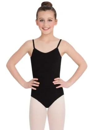 Capezio Classics Princess Seam Youth Camisole Leotard (Black)