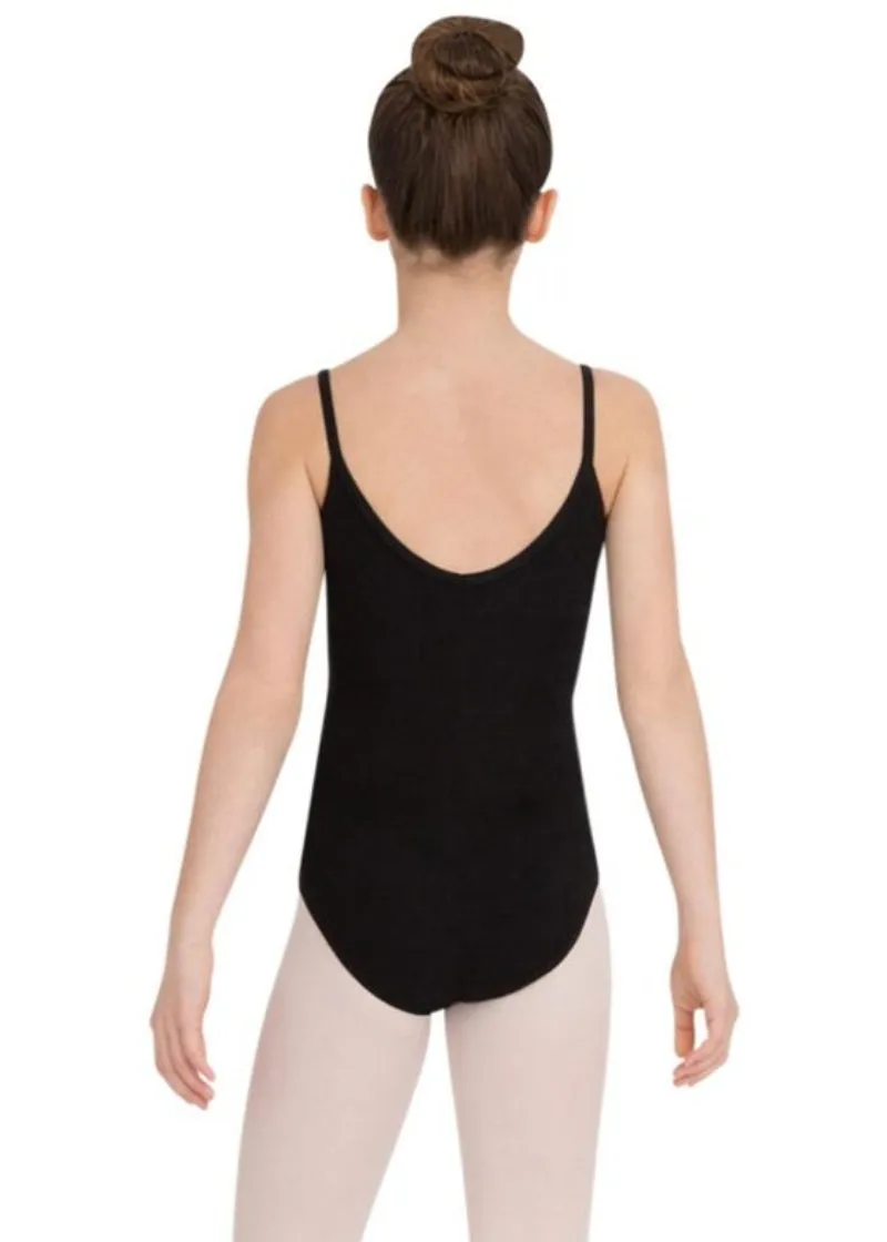 Capezio Classics Princess Seam Youth Camisole Leotard (Black)