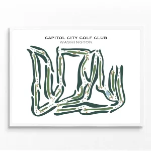 Capitol City Golf Club, Washington - Printed Golf Courses