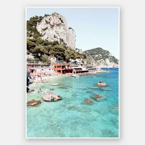 Capri Island Unframed Art Print