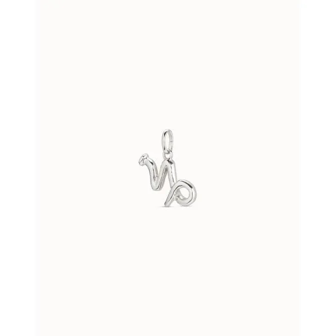 Capricornus Silver Metal Charm