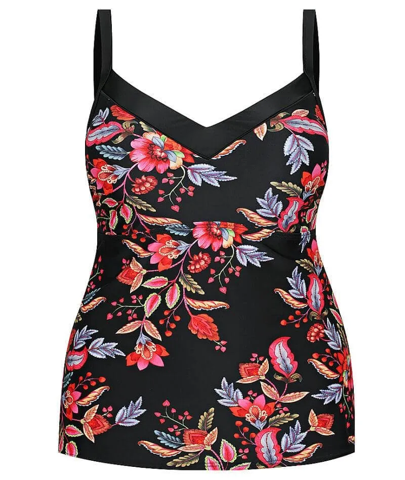 Capriosca Underwire Tankini Top - Wild Berries