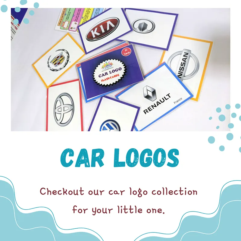 Car Brand Flash Cards