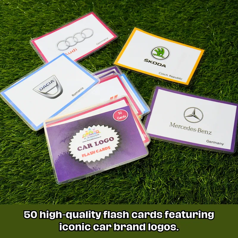 Car Brand Flash Cards