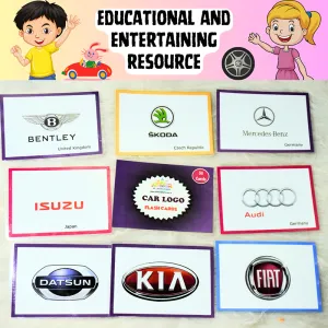 Car Brand Flash Cards