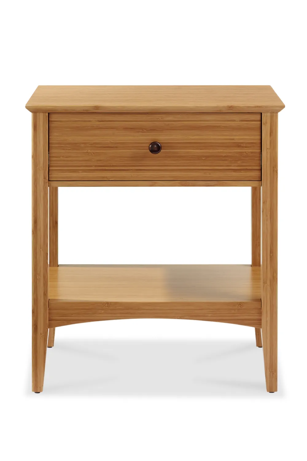 Caramelized Bamboo 1-Drawer Nightstand | Greenington Willow