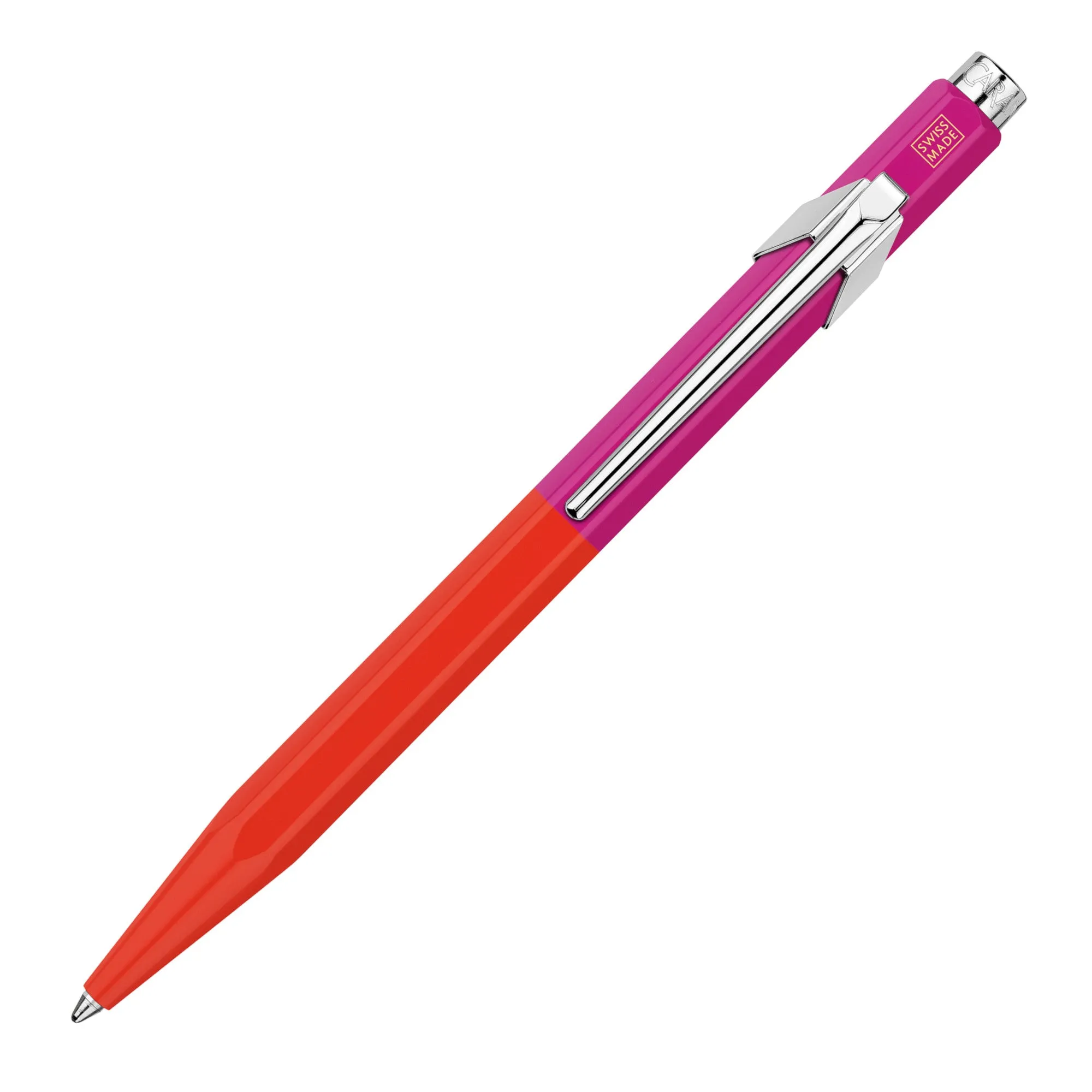 Caran d'Ache Paul Smith 849 Ballpoint Pen - Warm Red / Melrose Pink (Special Edition)