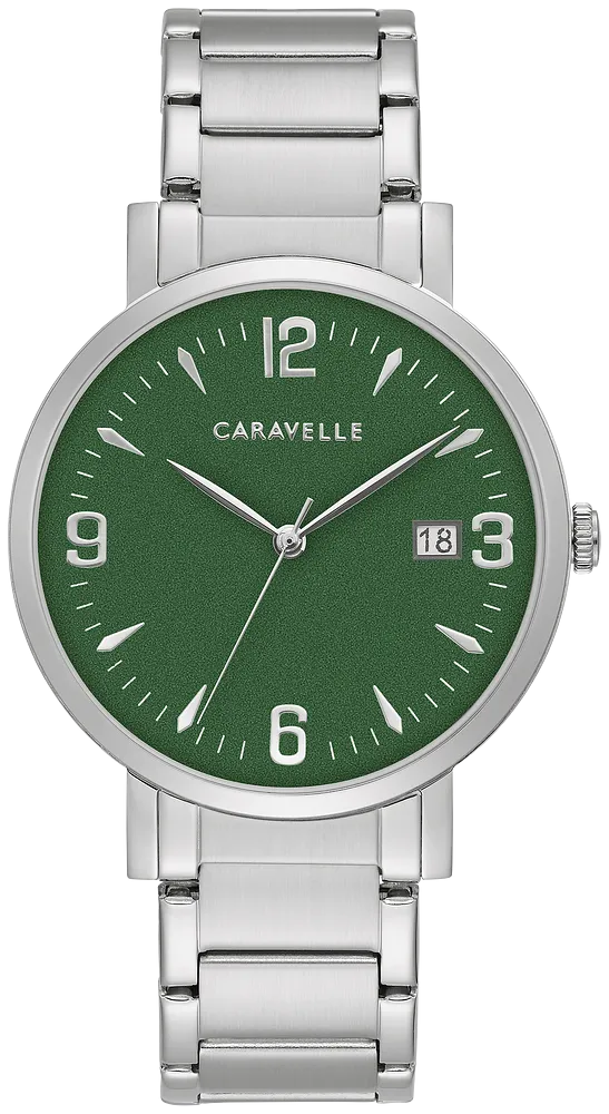 Caravelle Dress Men's Watch Green Dial 43A155