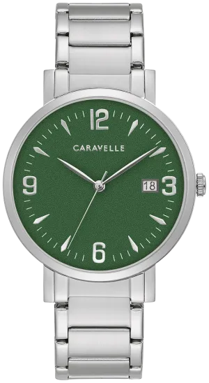 Caravelle Dress Men's Watch Green Dial 43A155