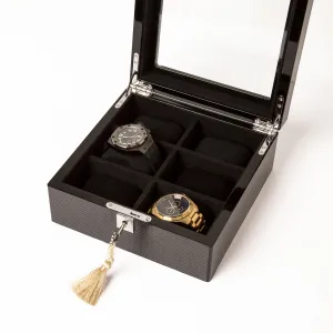 Carbon Fiber 6-Slot Watch Box